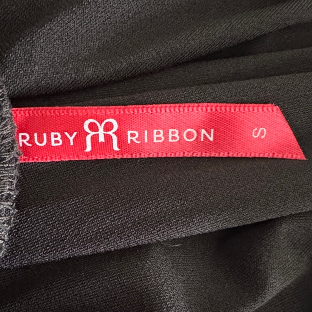 Ruby Ribbon Elegant Black Wrap Jumpsuit - image 2